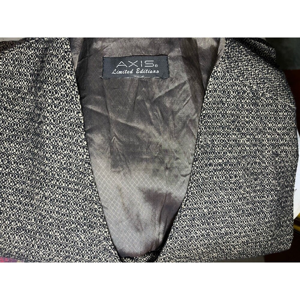 Axis Limited Editions Suit Vest Lined Made in Italy Mens XL